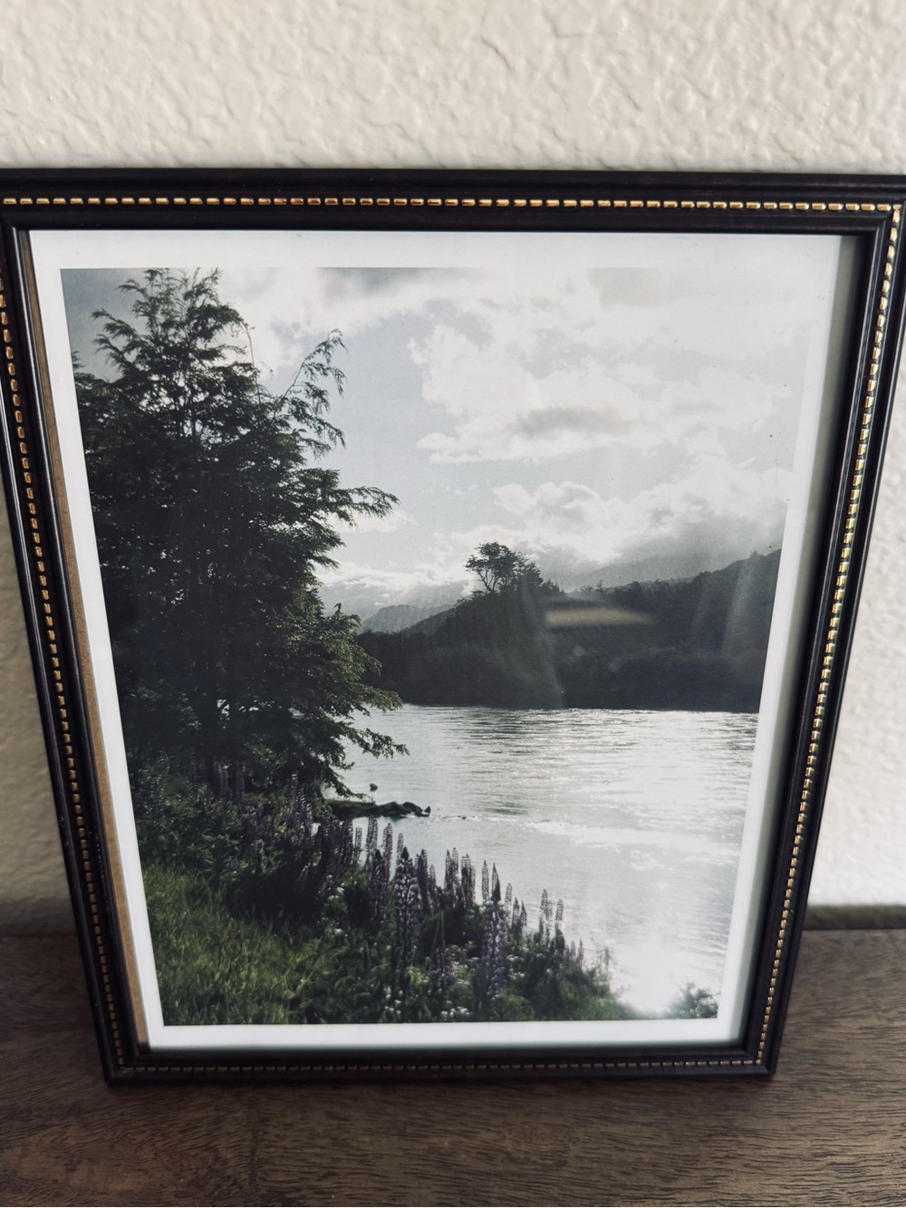 River Lake Scenic Landscape Framed Art